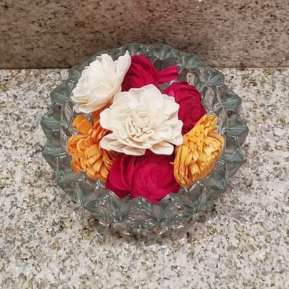 KIG Malaysia Clear Glass Candy Dish 6" - Picture 6 of 6